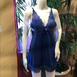 Royal Blue Lace Lingerie Set